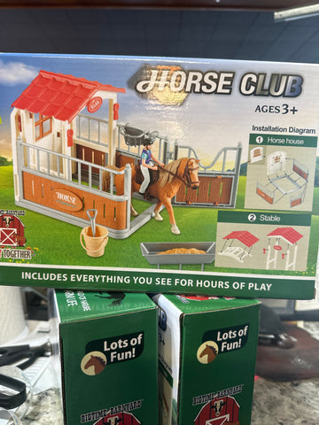 Horse Stable Toy Set